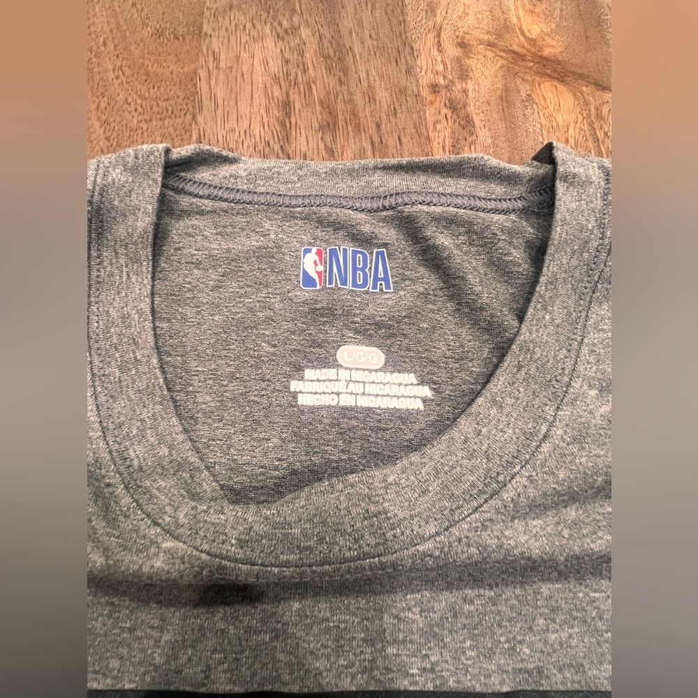 San Antonio Spurs Basketball Gray Men’s Shirt Size Large NWOT - Picture 3 of 5